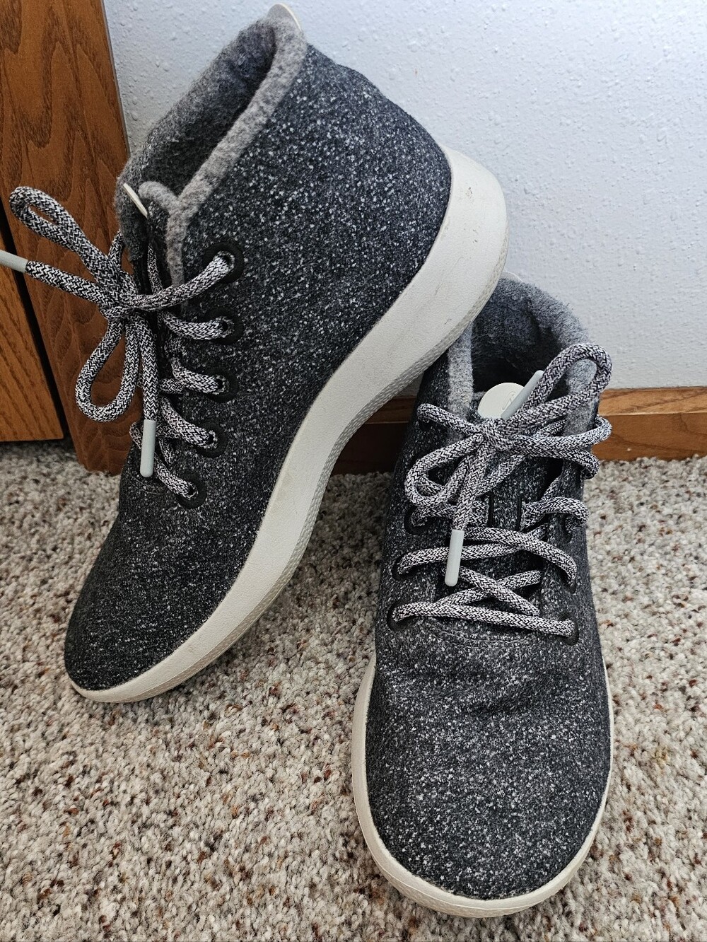 FINAL...AllBirds Mizzles Heathered Gray Lace-Up Sneakers